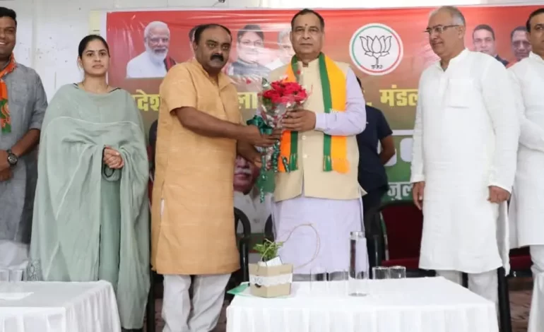 भाजपा विश्व की सबसे बड़ी और सबसे अनुशासित पार्टीः  मोहन लाल  बडौली